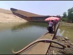 India Nih Bos! HP Pejabat Kecemplung, Air Danau Langsung Dikuras