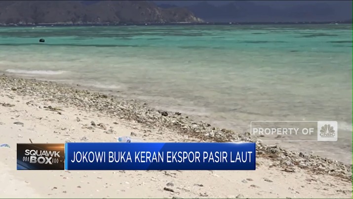 Jokowi Buka Keran Ekspor Pasir Laut, Susi Minta 