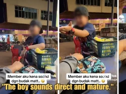 Jual Buah Mangga, Bocah Ini Bikin Pembeli Terhibur dengan Gaya Jualannya