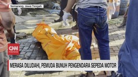 VIDEO: Merasa Diludahi, Pemuda Bunuh Pengendara Sepeda Motor
