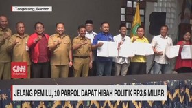 VIDEO: Jelang Pemilu, 10 Parpol Dapat Hibah Politik Rp.3,5 Miliar
