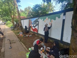 Kala Rumdin Wabup Subang Jadi Sasaran Seniman Lukis