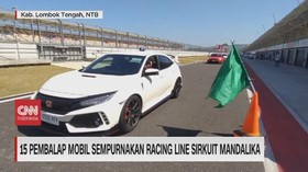 VIDEO: 15 Pembalap Mobil Sempurnakan Racing Line Sirkuit Mandalika