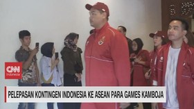 VIDEO; Pelepasan Kontingen Indonesia ke ASEAN Para Games Kamboja