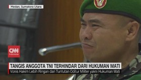 VIDEO: Tangis Anggota TNI Terhindar Dari Hukuman Mati