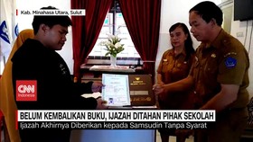 VIDEO: Belum Kembalikan Buku, Ijazah Ditahan Pihak Sekolah
