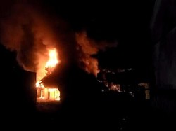 Tim Puslabfor Polda Sumsel Ikut Selidiki Gudang BBM Terbakar di Bandar Lampung
