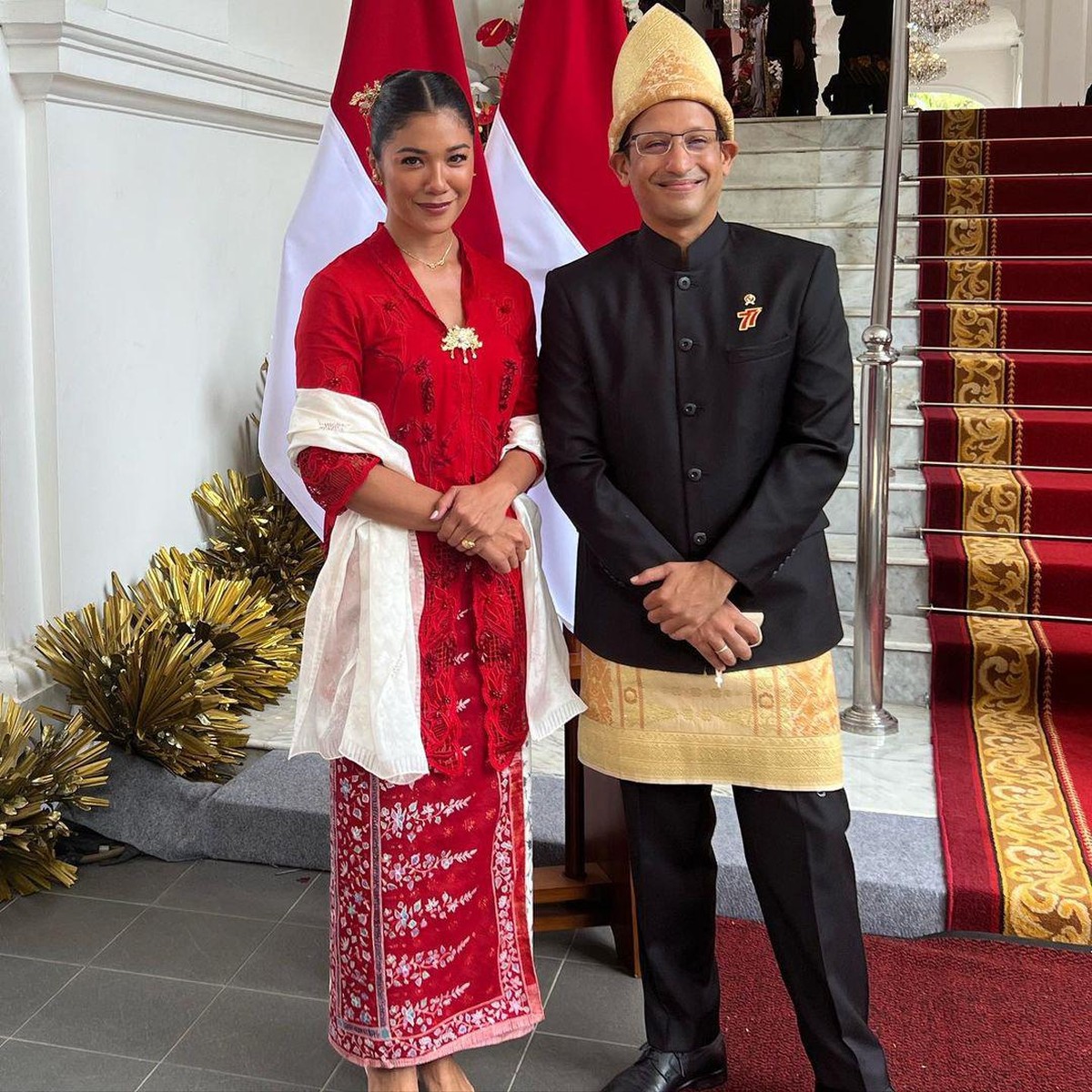Kena Isu Anak Dibaptis&comma; Ini Potret Harmonis Nadiem Makarim dan Istri yang Beda Agama