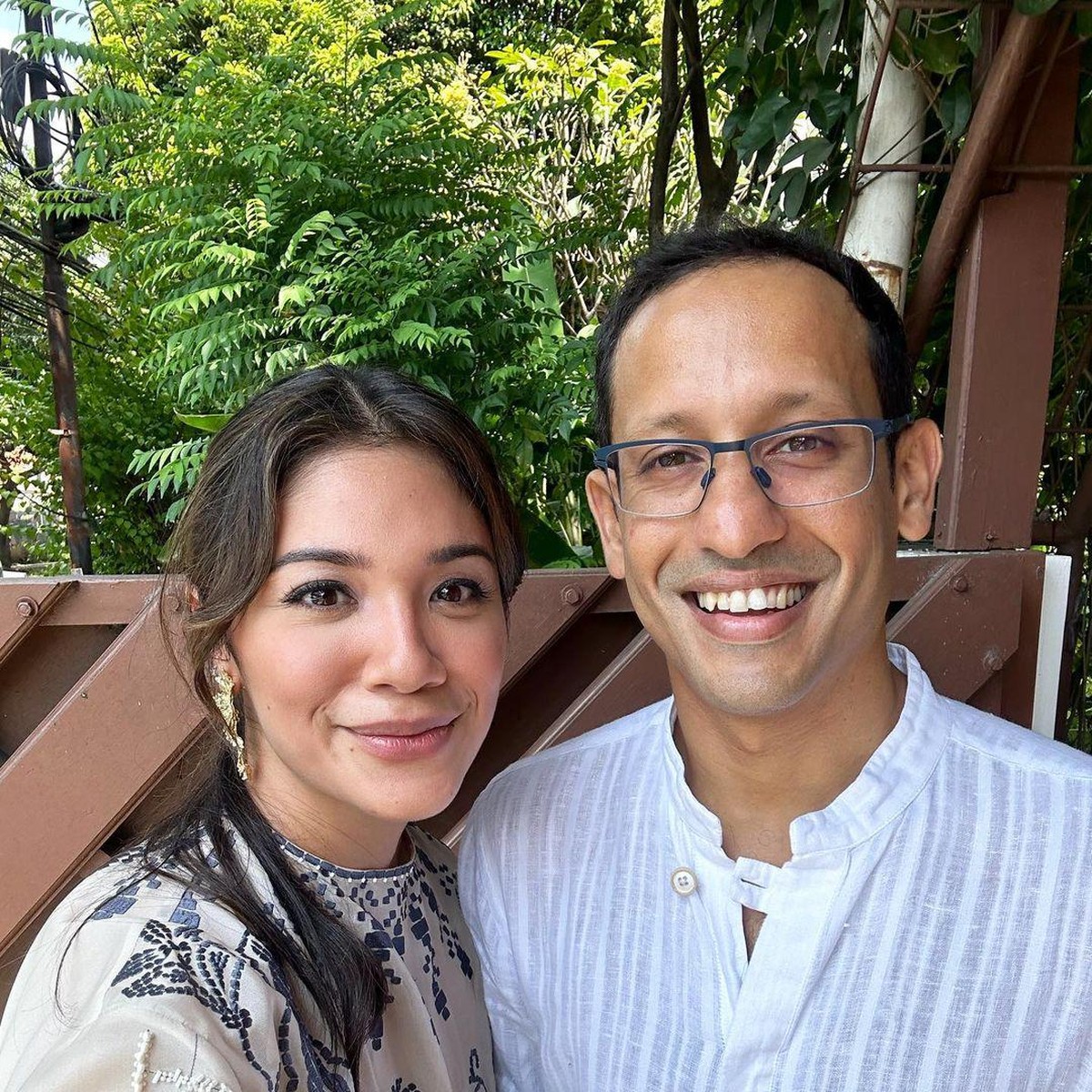 Kena Isu Anak Dibaptis&comma; Ini Potret Harmonis Nadiem Makarim dan Istri yang Beda Agama