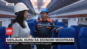 VIDEO: Menjajal Kursi Kereta Api Ekonomi Modifikasi