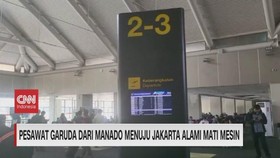 VIDEO: Pesawat Garuda Dari Manado Menuju Jakarta Alami Mati Mesin