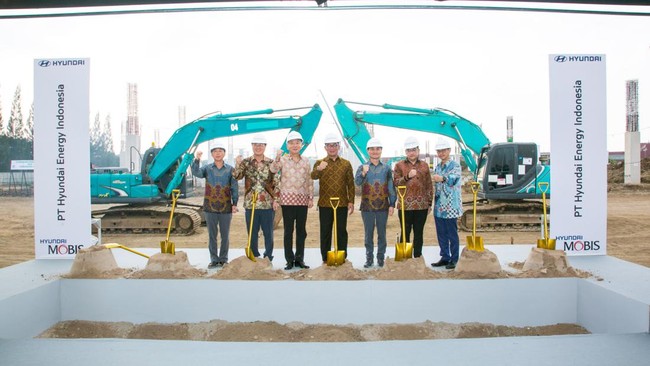 Hyundai Energy Indonesia (HEI) di Cikarang, Jawa Barat menelan dana Rp900 miliar.