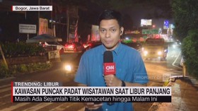 VIDEO: Kawasan Puncak Padat Wisatawan Saat Libur Panjang