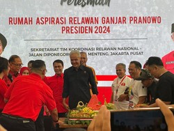 Ganjar Resmikan Rumah Aspirasi Relawan Pemenangan Pilpres 2024