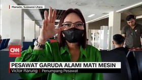 VIDEO: Oleng di Udara, Pesawat Garuda GA607 Alami Mati Mesin