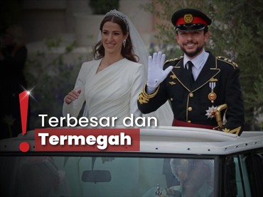 Megahnya Royal Wedding Jordan, Dihadiri Pangeran William Hingga Presiden