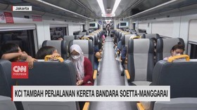 VIDEO: KCI Tambah Perjalanan Kereta Bandara Soetta-Manggarai