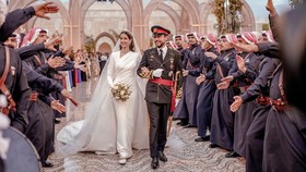 FOTO: Melihat Royal Wedding Putra Mahkota Yordania Al Hussein