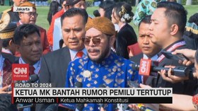 VIDEO: Ketua MK Bantah Rumor Pemilu Tertutup