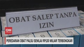 VIDEO: Peredaran Obat Palsu Senilai Rp.130 Miliar Terbongkar