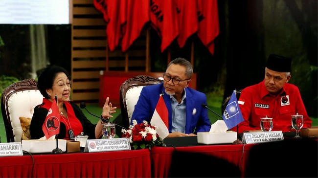 Pertemuan kedua partai pada hari ini akan menjadi momentum deklarasi kerja sama politik antara PDIP dan PAN di Pilpres 2024.