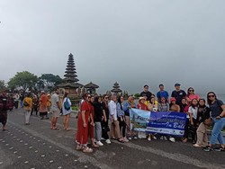 Liburan Sekolah Tiba, Ulun Danu Beratan-Tanah Lot Mulai Ramai Pengunjung