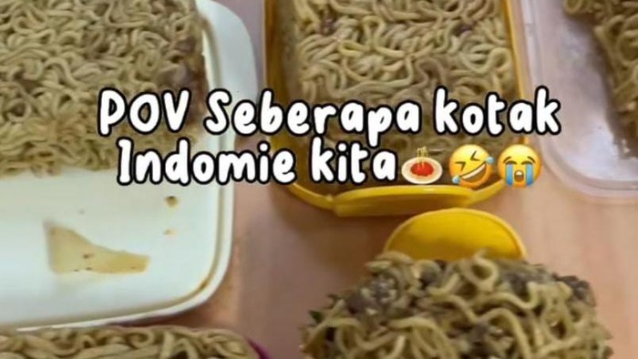 Viral di TikTok! Tren Mie Kotak Bikin Nostalgia Anak 90an dan Dijadikan Ajang Lomba