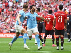 Kalahkan MU 2-1, Man City Juara Piala FA