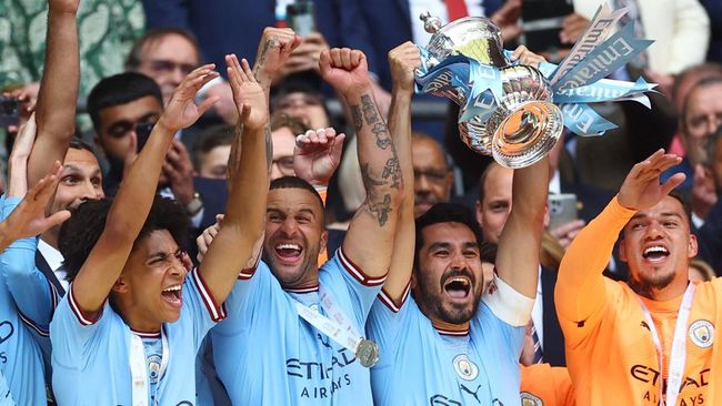 Man City Wins 2022/2023 FA Cup with Two Unique Records Set by Gundogan and Fernandes