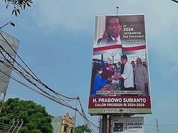 Saat Baliho 2024 Jatahnya Pak Prabowo Kuasai Bandar Lampung