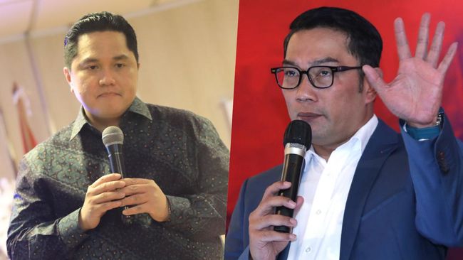 Erick Thohir & Ridwan Kamil Cawapres Terkuat