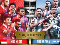 Hari Ini! Link Resmi-Cara Beli Tiket Indonesia vs Argentina BRI Presale