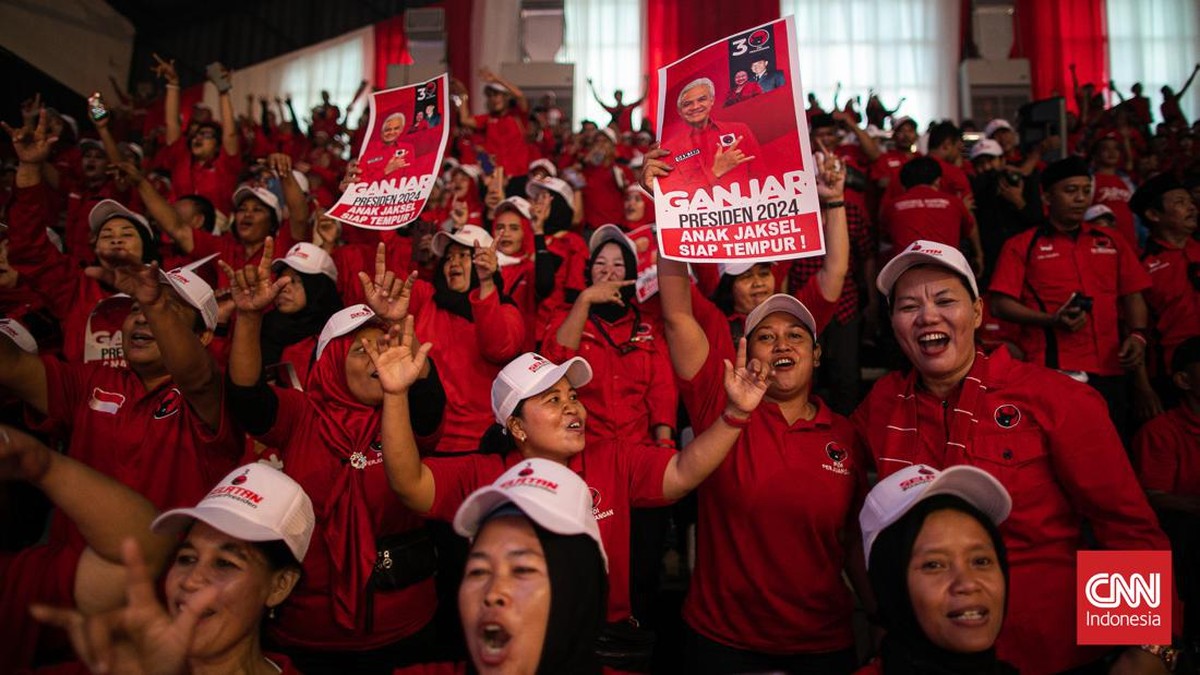 FOTO: Ganjar Pranowo Hadiri Konsolidasi PDIP DKI Jakarta