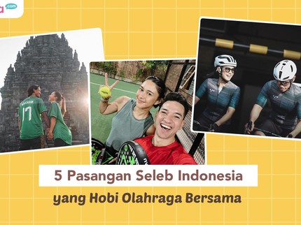 5 Pasangan Seleb Indonesia yang Hobi Olahraga Bersama
