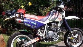 Motor Garuk Tanah Honda XR600 Jadi Scrambler