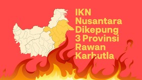 INFOGRAFIS: IKN Nusantara Dikepung 3 Provinsi Rawan Karhutla