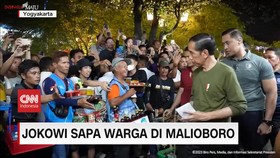 VIDEO: Jokowi Sapa Warga di Malioboro