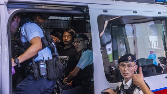 FOTO: Demo Peringati 34 Tahun Tragedi Tiananmen di Hong Kong