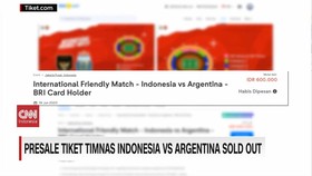 VIDEO: Presale Tiket Timnas Indonesia Vs Argentina Sold Out