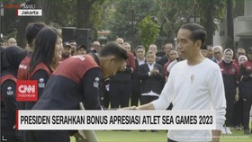 VIDEO: Presiden Serahkan Bonus Apresiasi Atlet Sea Games 2023