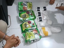 Kades di Tanggamus Ditangkap, 6 Kg Sabu Disita