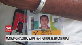 VIDEO: Menabung 10 Ribu Setiap Hari, Penjual Pentol Naik Haji