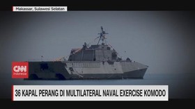 VIDEO: Panglima TNI Tinjau 36 Kapal Perang di Komodo Exercise