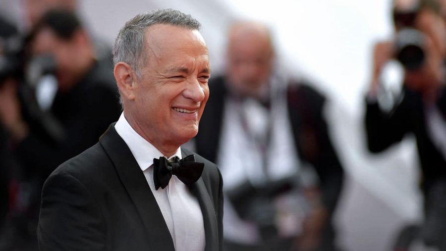 American actor Tom Hanks at Cannes Film Festival 2023. Red carpet Asteroid City. Cannes (France), May 23rd, 2023 (Photo by Rocco Spaziani/Archivio Spaziani/Mondadori Portfolio via Getty Images)