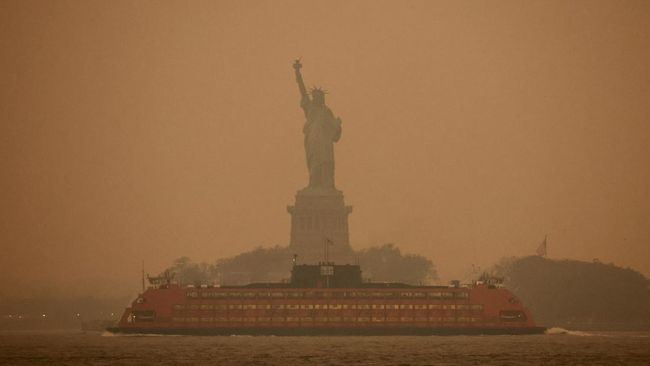New York air quality worst in world due to Canadian wildfires