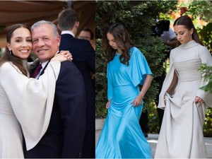 Beda Gaya Putri Iman dan Putri Salma di Pernikahan Pangeran Hussein dari Yordania