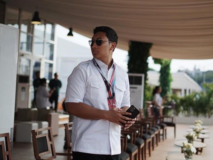 7 Potret Darma Anak Regita Cahyani & Tommy Hadiri Formula E, Bertugas Jadi Chief de Mission