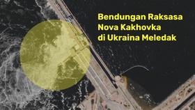 INFOGRAFIS: Fakta-fakta Bendungan Raksasa Ukraina Meledak