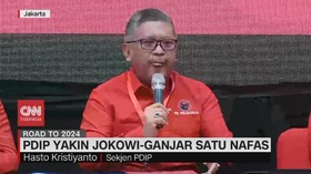 VIDEO: PDIP Yakin Jokowi-Ganjar Satu Nafas