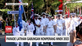 VIDEO: Parade Prajurit Angkatan Laut dari Berbagai Negara di Makassar